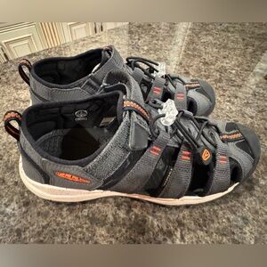 Keen Charcoal and Tangerine Outdoor Sandals